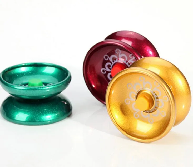 Metall fidget gyro metall yoyo design höghastighet professionell yoyo kullager sträng trick yo-yo barn magiska jonglering leksak