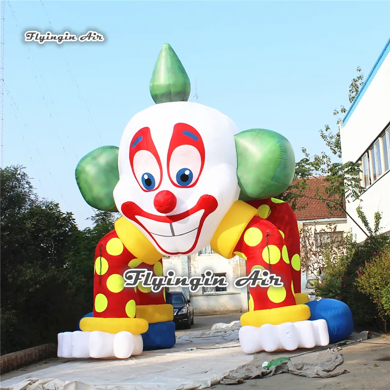 Tunnel d'entrée d'explosion de hauteur de 5m/7m de Clown gonflable de publicité de représentation de cirque en plein air pour des fournitures d'événement