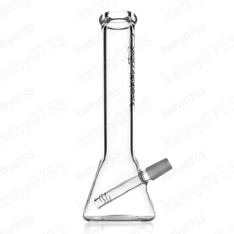 Glasolja Riggar 14mm Manlig Joint 8.1 Inches Glas Bong Partihandel Pris Klar glas Vattenrör med Percolator för rökfri frakt