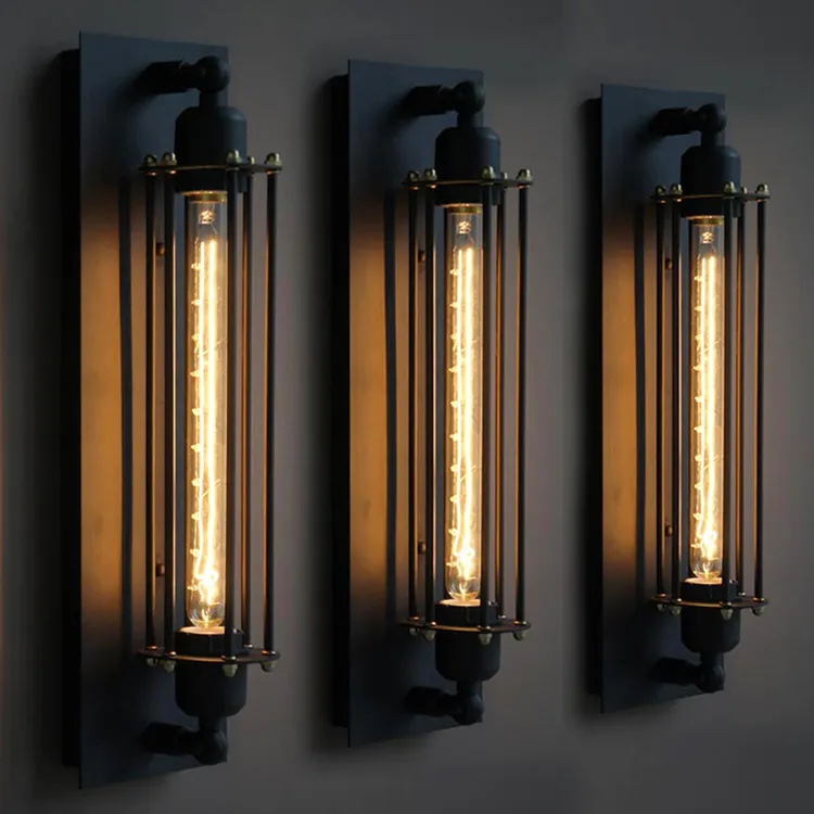 Vintage Loft Industrial Wall Light Edison T30 E27 Wall Sconce Lantern From Sunshinegz2015 45.23 DHgate.Com