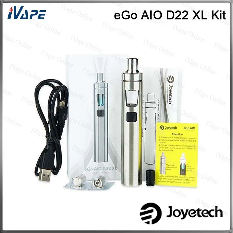 Authentic Joyetech EGo AIO D22 XL Kit All In One Stlye With 3.5ml