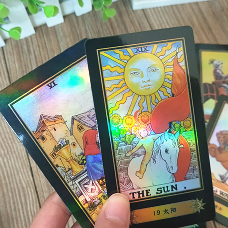 holographic tarot cards Midnight Sky indie tarot deck: special edition holographic tarot cards –  MoonHaus Studio
