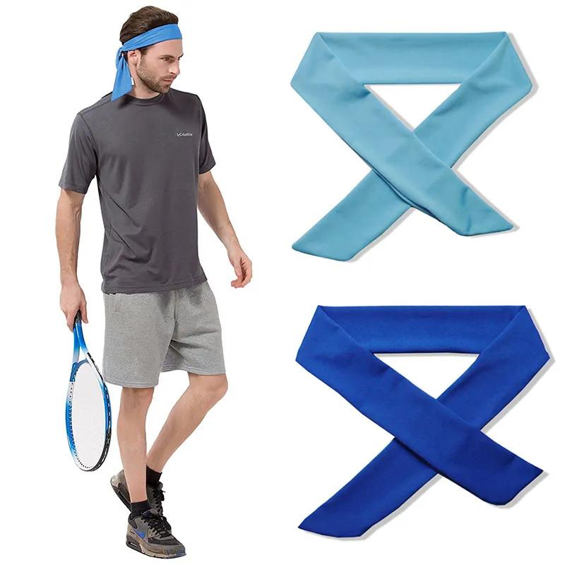 Head Tie / Tie Headband / Sports Headband - Keep Sweat & Hair Out of Your Face - Ideal for Running, Working Out, Tennis, Karate