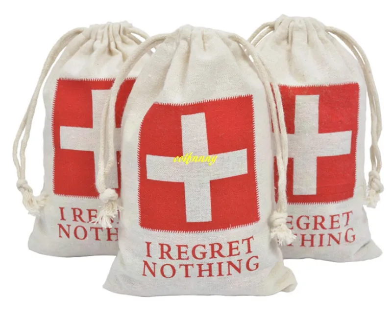 50pcs/lot 10*14cm & 11*16cm Hangover Kit Wedding Souvenirs Holder Bag Cotton Gift First Aid Gift Bags Pouch Party Favors