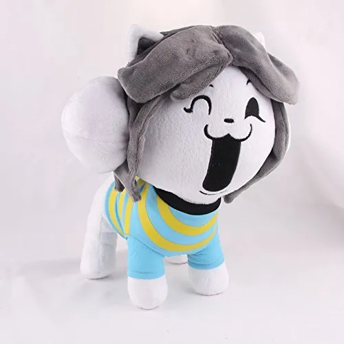 Undertale Temmie peluche poupée en peluche 25 cm/10 pouces de haut