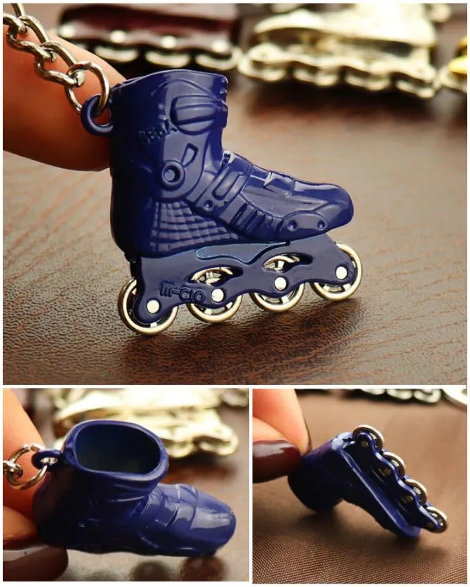 Mini Skate Shoes Model Keychain Roller Skates Keychains Womens Bag