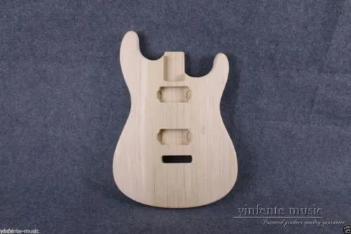 Yinfente Electric Guitar Body Replacement Paulownia Wood Unfinished Light Strong Guitar parts