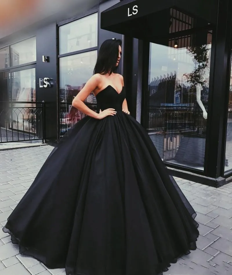 Elegant Black Satin Evening Dress Sleeveless Backless Bow Long Pageant Gowns  Women Simple Formal Party Dresses - AliExpress