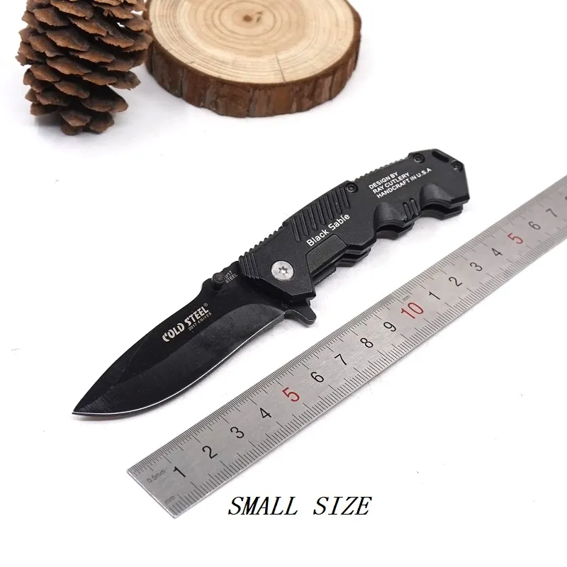 Cold 217 Steel Knives Folding Pocket Knife Outdoor Tactical Hunting Knives Camping Rescue Knife 7Cr17Mov Blad Aluminium Handle FIS1929485