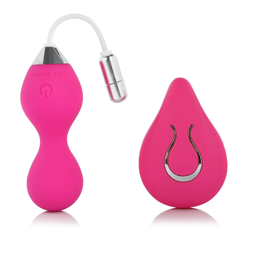 USB Charged Kegel Balls Vagin Exercice Serré 10 Vitesse Télécommande Sans Fil Vibrant Balle Vaginale Amour Vibrateur Oeuf Sex Toys Y18102605
