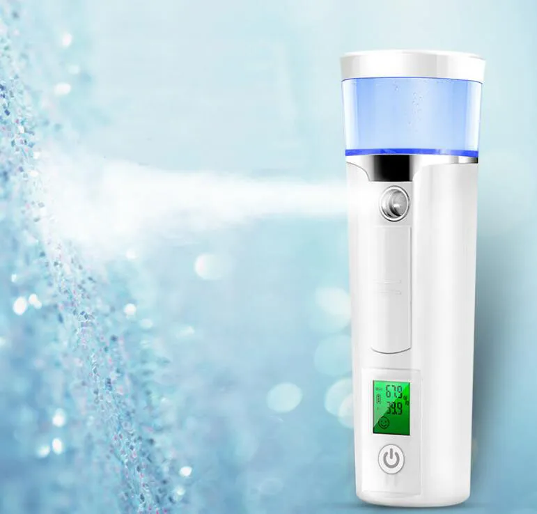ナノフェイススプレー保湿噴霧器の皮膚水分メーターミストまつげラッシュネブライザー水道顔面ミニハイドリートUSB充電式