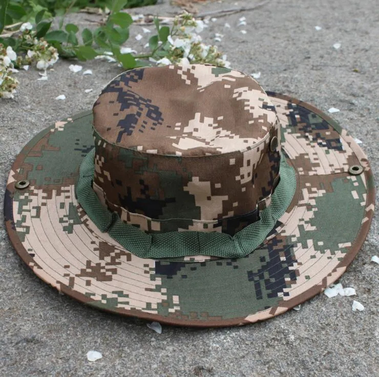Tactical Bucket Geanie Hats Airsoft Sniper Camuflage Nepalés Capítulo Ejército militar Accesorios militares American Hatking Hats7526283