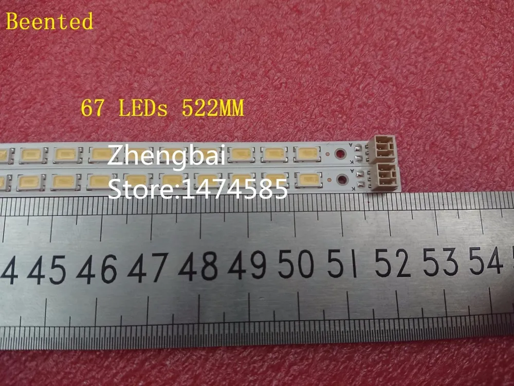 Freeshipping original neue 2 Stück LED-Streifen LJ64-02858A 46inch-0D1E-67 S1G1-460SM0-R0 67 LEDs 522MM für KDL-46EX520 LTY460HN02