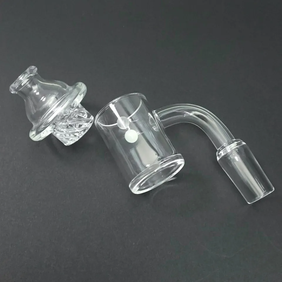 25mm XL 4mm Sigara Aksesuarları Kalın Quarts Banger ile Yeni Spin Cam Türbin Carb Cap Kuvars Topu Bong Için