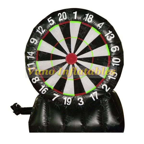 Jeu De Fléchettes Gonflables Géant EJIA - Cible Football 3m - Avec Souffleur Et Balles Velcro