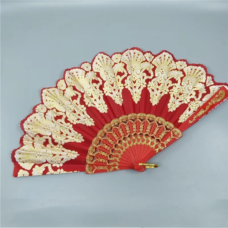 Tusitala Barcelona Ventaglio Spagnolo Flora - Legno e Cotone - 23 cm - Custodia in Yute Natural - Accessorio Moda - Fatto a Mano in Spagna - Eventi e Regali - Collezione Fiori