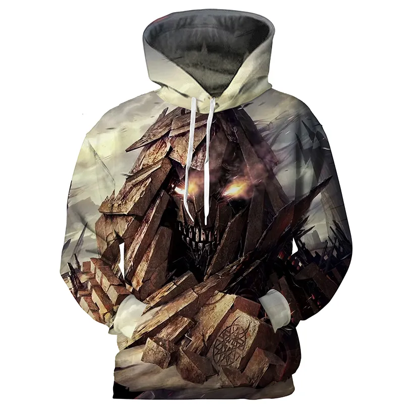 Cloudstyle 2018 3D Hoodies Sweatshirts Männer Disturbed Band Immortalized 3D Druck Frühling Pullover Top Trainingsanzüge Hohe Streetwear