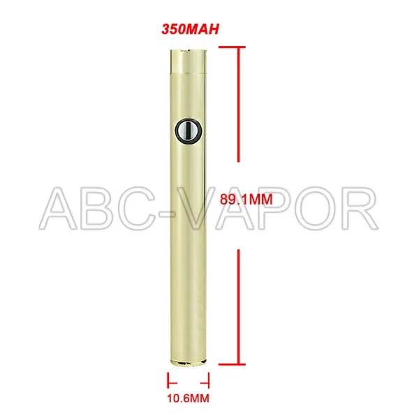 Push Button Battery Vape O.Pen Preheat 510 Thread Gold Variable Voltage