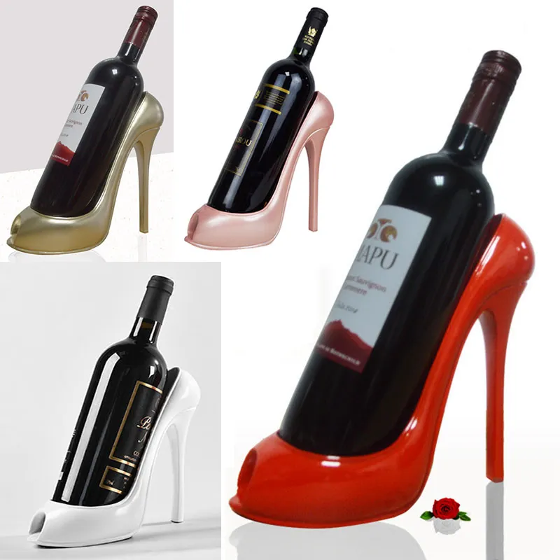 High Heels Wine Rack Silicone Wine Bottle Holder Rack Helf Home Party Restaurant vardagsrum Matbordsdekorationer WX9-246