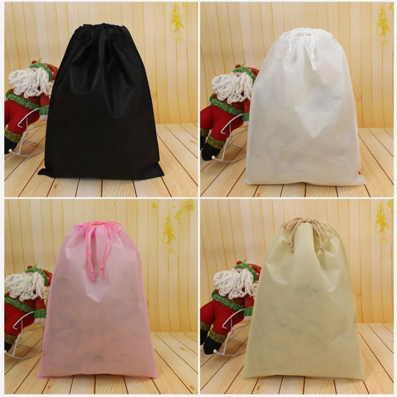 Non Woven Storage Dust Bag For Clothes Shoes Packaging For Handbag Travel Sundries Storage Pull Rope Organization Bags DHL SHIP HH7-1222