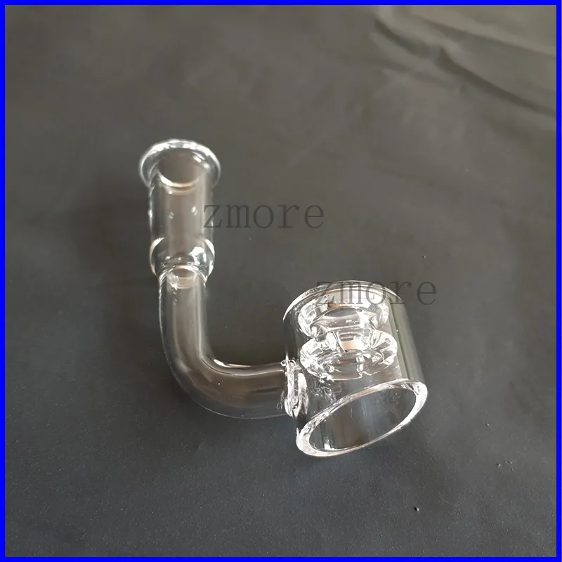 banger al quarzo secchiello unghie senza cupola maschio femmina 14mm 90 gradi bong in vetro