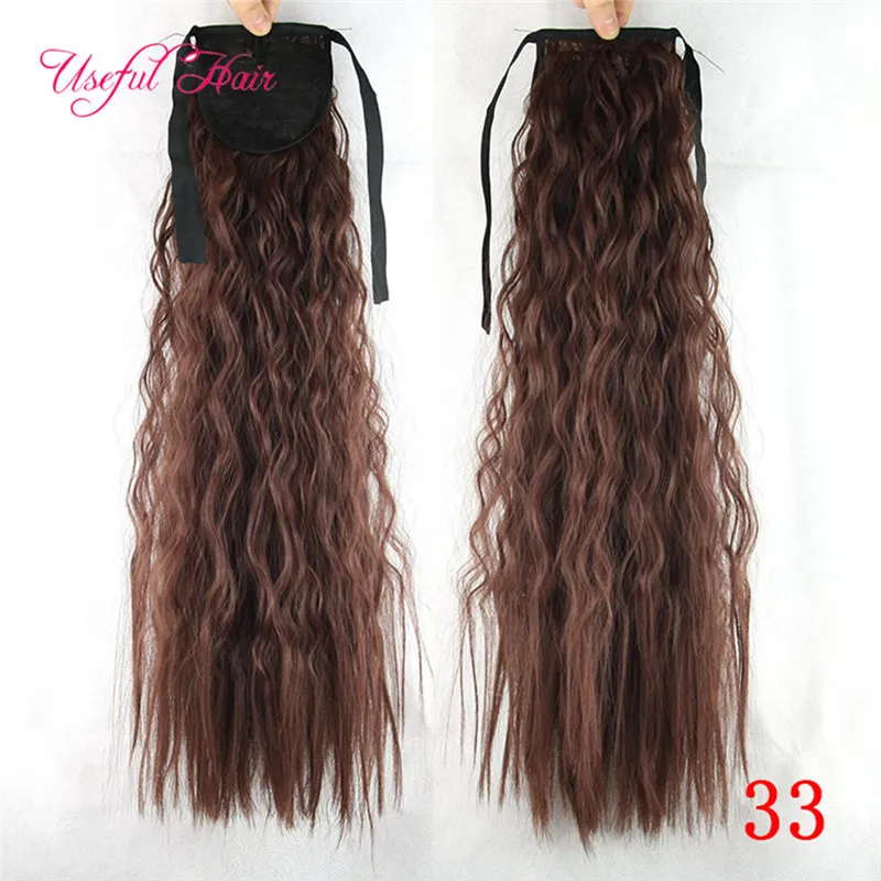 Extensions de cheveux queue de cheval postiches cordon queue de cheval peigne queue de cheval bouclés extension de cheveux blonds clip dans les extensions de cheveux pour les femmes noires