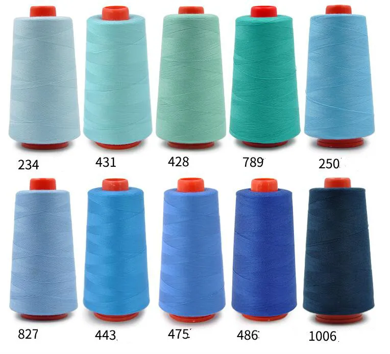 3000 yards / pcs Hoge snelheid naaien draad Polyester naaien thread type handmatige lijn 402 -Embroidery thread gratis schip