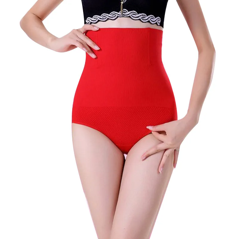 Bezszwowe kobiety Wysoka talia Odchudzanie Tummy Control Knickers Spodnie Pantie Figi Shapewear Magic Body Shaper Lady Gorset Bielizna