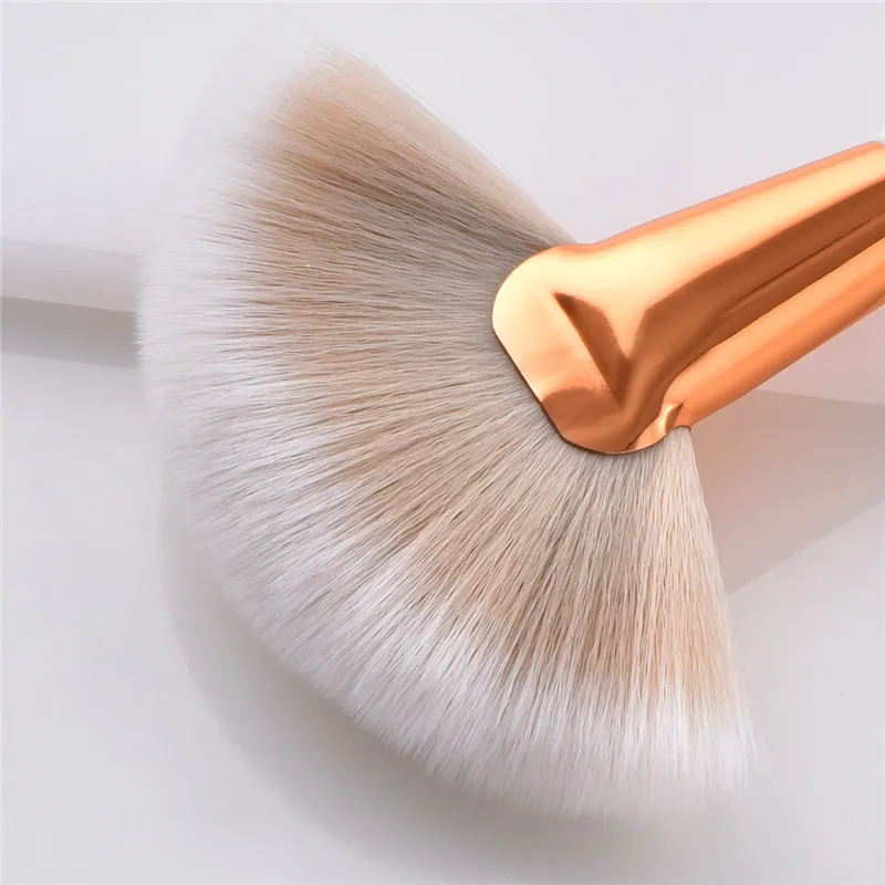 8 Pçs / lote Maquiagem Profissional Pincéis Definir forma de Leque escova de maquiagem Blush Em Pó Foundation Eyeshadow Make Up Pincéis de maquiagem cosméticos ferramenta