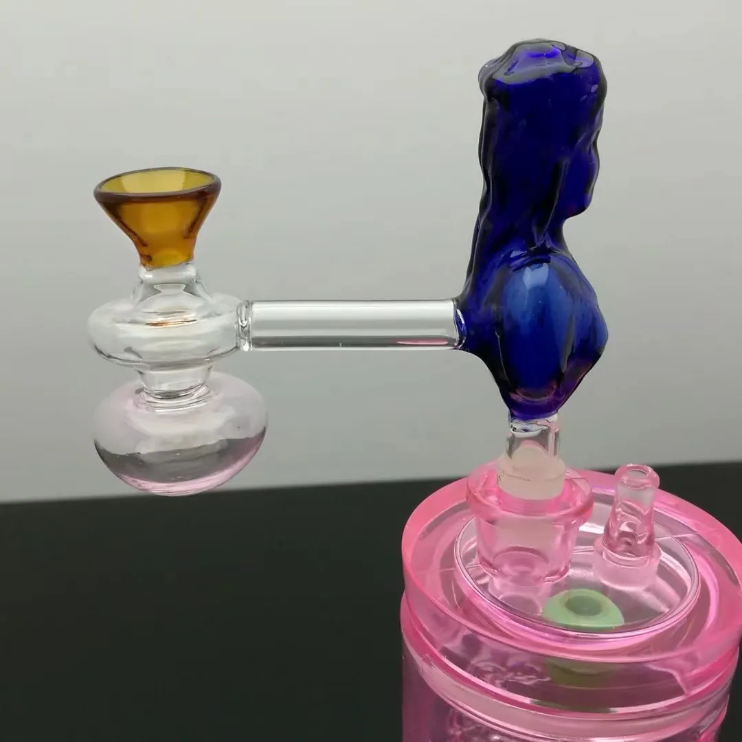 La bellezza del pannello filtrante Bong all'ingrosso Bruciatore a nafta Tubi di vetro Tubi d'acqua Tubi di vetro Tubi petroliferi