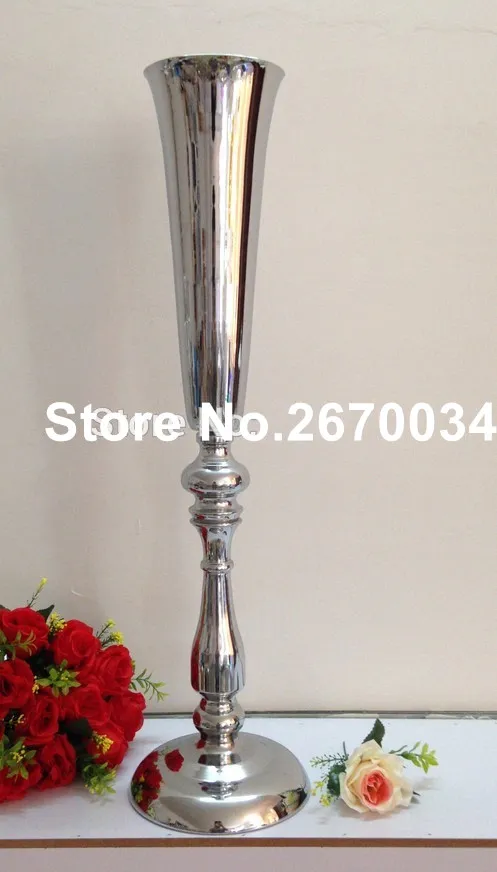 Nouveaux produits Producer décoratif pas cher grand grand fer vase pour arrangement de fleurs de mariage