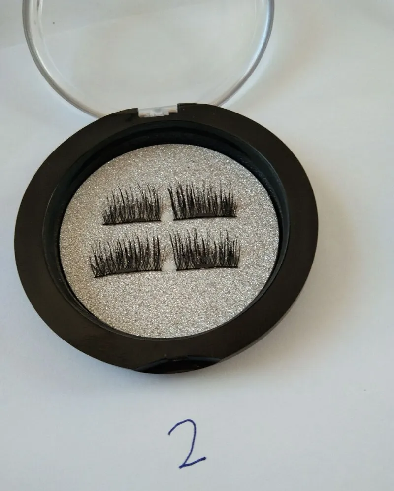 Vente chaude 3D Faux cils !! 0,2 mm pour cils magnétiques permanentes 3D Minet de vison NATUREL 100% FEUX MAGNÉTIQUES MAIN