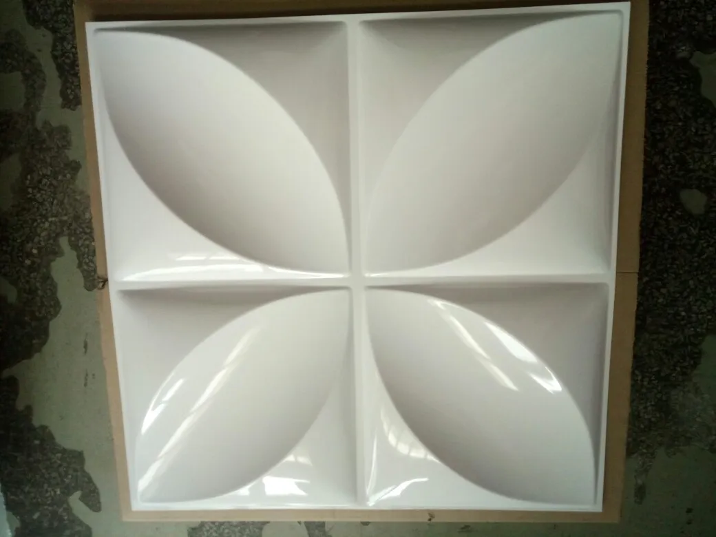 High quality waterproof embossed Interior decorative PVC 3D wall panel/3D wall Board