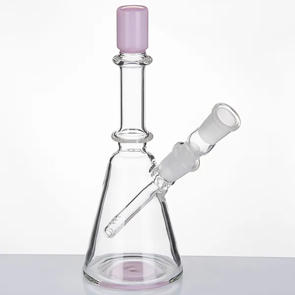 Pipa ad acqua in vetro femmina da 14 mm con stelo in vetro in vetro, gancio banger, bong fumatori inebriante Beaker gorgogliatore 936