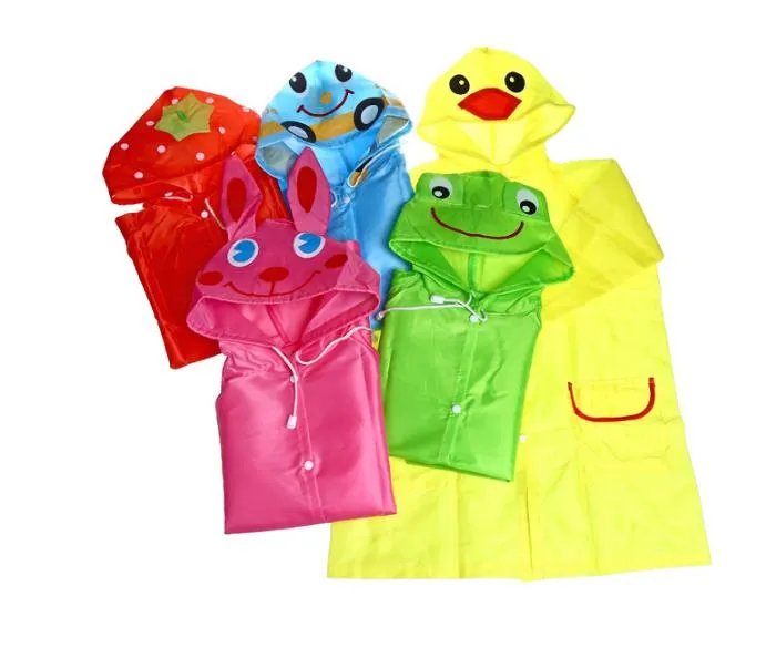 새로운 재미 레인 코트 어린이 레인 코트 어린이 레인 코트 방수 판쵸 동물 비옷 만화 비옷 SN1068