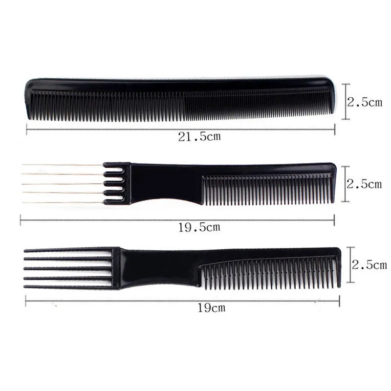 / Set Professionnel Brosse À Cheveux Peigne Salon De Coiffure Anti-statique Peignes À Cheveux