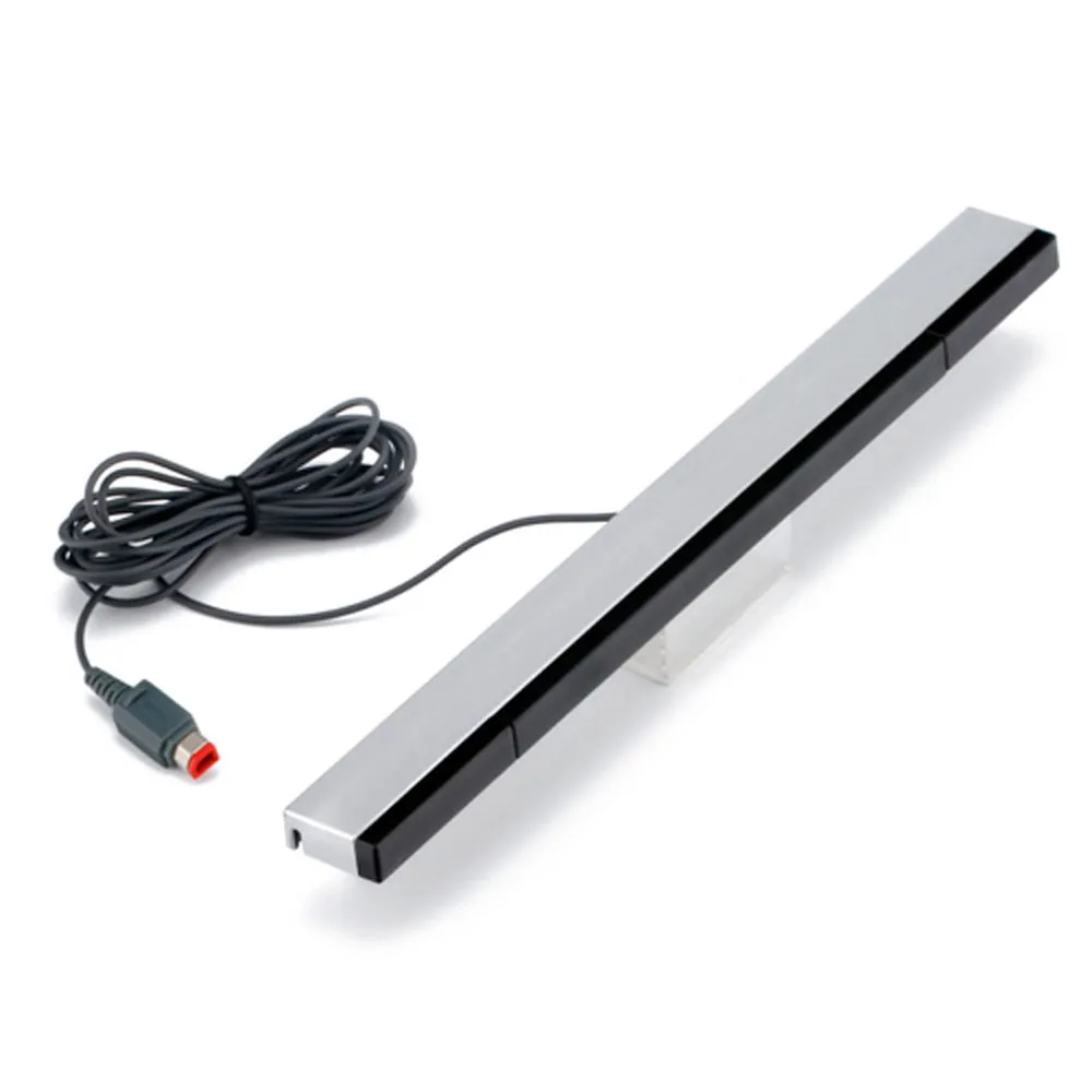 Byte av infraröd TV Ray Wired Remote Sensor Bar Recier Inductor för Wii Wiiu Console Högkvalitativt snabbfartyg