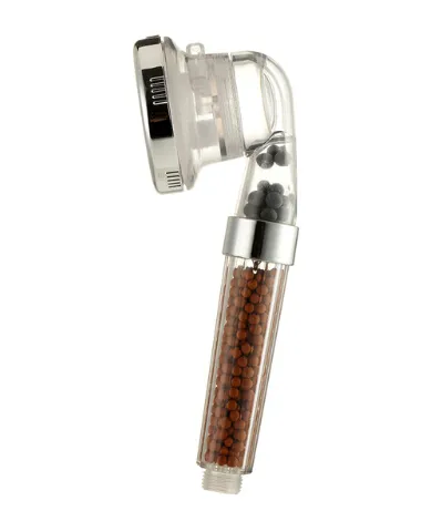 Bathroom Shower Heads 3 Function 125 Degrees High Pressurize Handheld Showering Head Water Saving Plastic Bath Filter_voghion.com