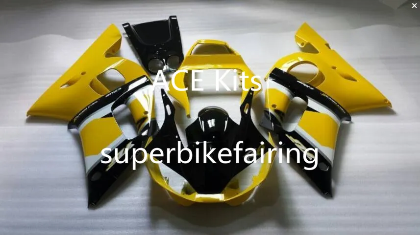 3 선물 뉴 핫 ABS 오토바이 페어링 키트 1998 년 적합 100 % 2002 YAMAHA YZF R6 YZF-R6 1998 2002 YZFR6 YZFR6 98 02 블랙 옐로우 P26I