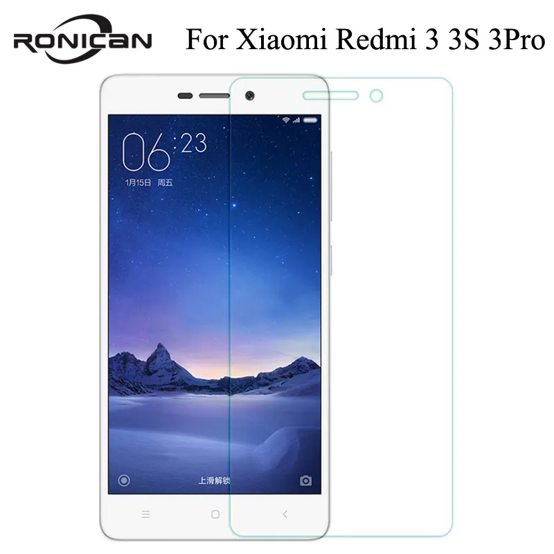 Xiaomi Redmi için 3 S 3 S Başbakan pro Temperli Cam Ekran Koruyucu redmi3s Koruyucu Film Kapak kılıf Cep Telefonu Aksesuarları