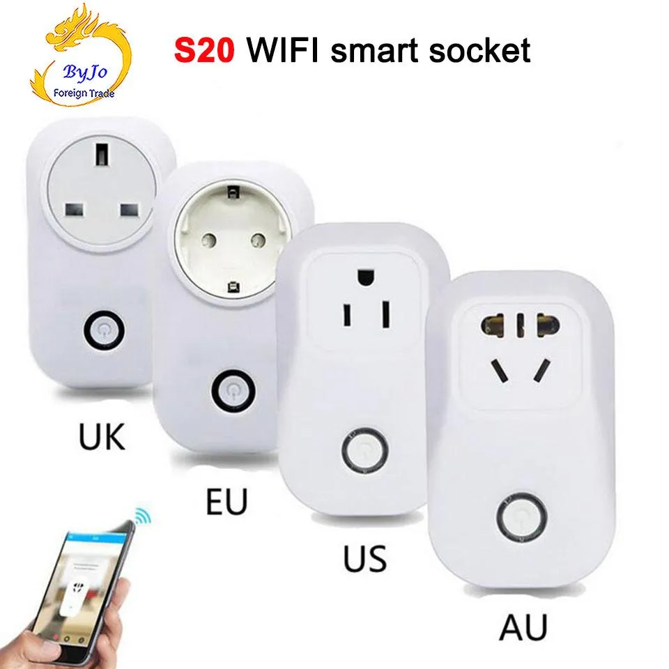 Smart Socket - Wireless Remote Control Plug, Mini Smart Socket EU/US/UK ...