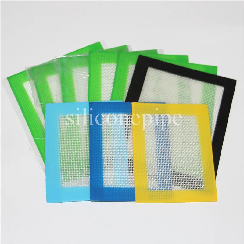 Silicone Mats Wax Siliconen Bakken Mat Dabber Sheets 118 5 cm Bakken Mat Dabber Sheets Jars DAB Pad Groen Blauw Geel DHL