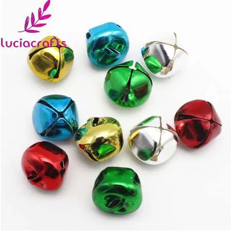 Lucia Crafts 12 adet 20mm Jingle Bells Kolye Asılı Noel Ağacı Parti DIY El Sanatları Dekoratif Aksesuarları 18022012 (20A12)