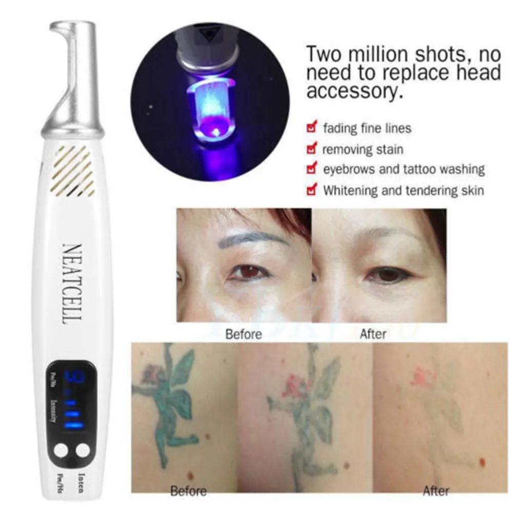 Przenośny laser Picosecond Pen tatuaż usuwanie piegów Mole ciemna plama środek do usuwania pigmentów Anti-Aging pieg tatuaż maszyna laserowa do domu