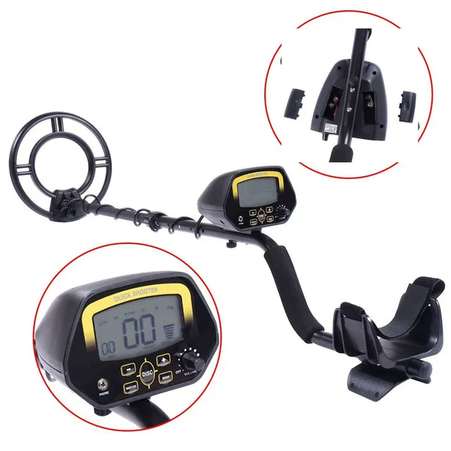 MD-3030 Underground Metal Detektor Revealer Guld Silvermynt Utomhus Underjordisk Treasure Metal Detector Detector