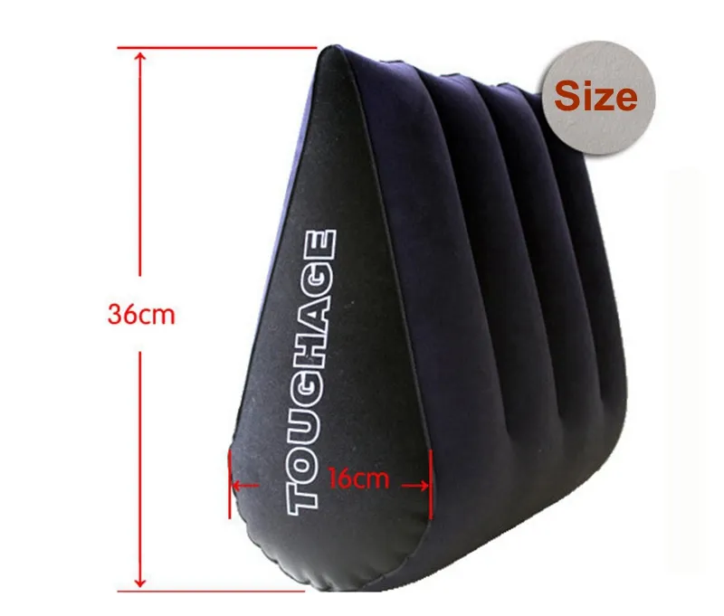 Sex Furniture Inflatable Sexual Pillow Position Wedge Sofa Triangle Cylindrical Sex Pillow Cushion Magic Sex Toys With A Inflator6163786