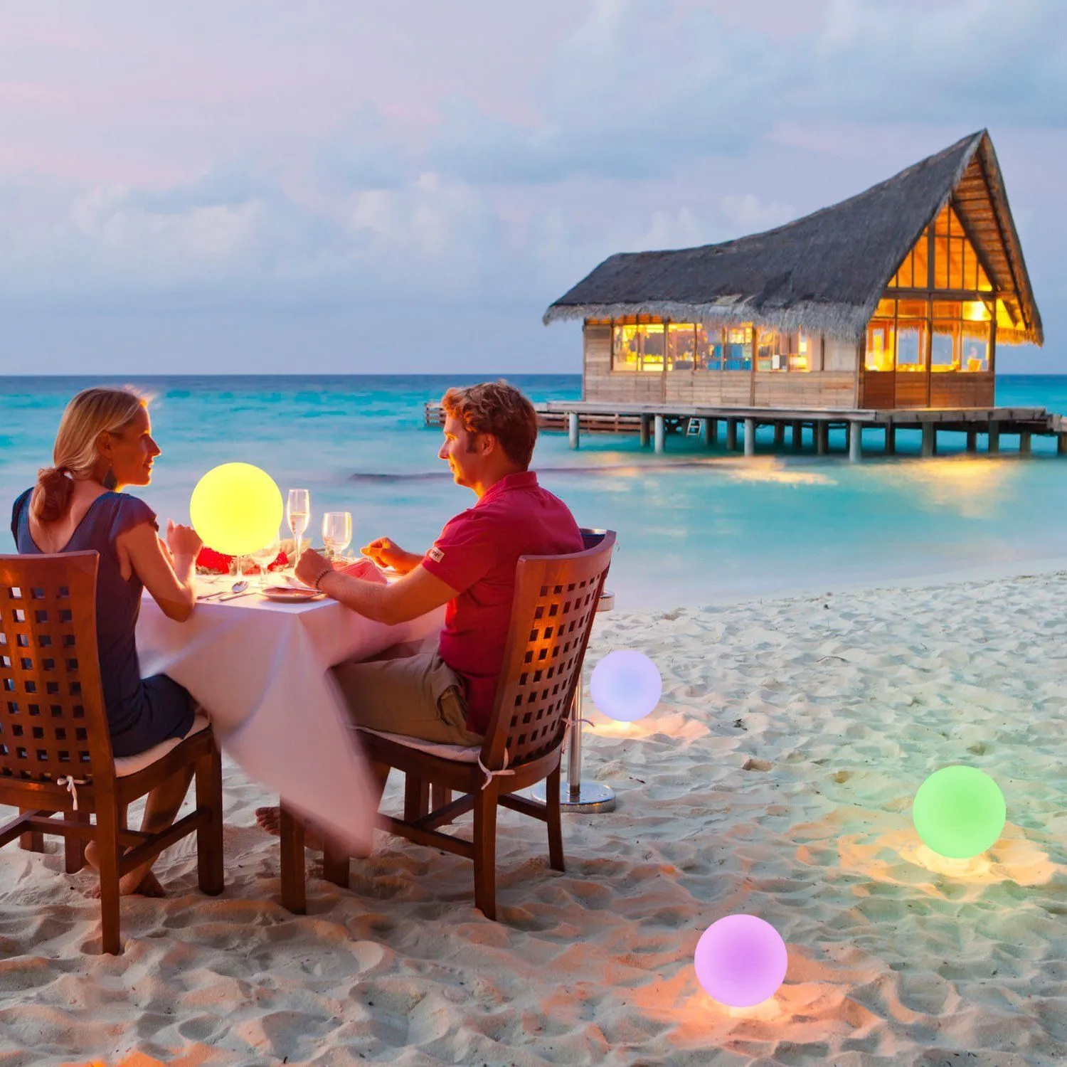 gazonlamp 7 kleur rgb led drijvende magische kogel led verlicht zwembad licht IP68 buiten meubels bar tafellampen met externe