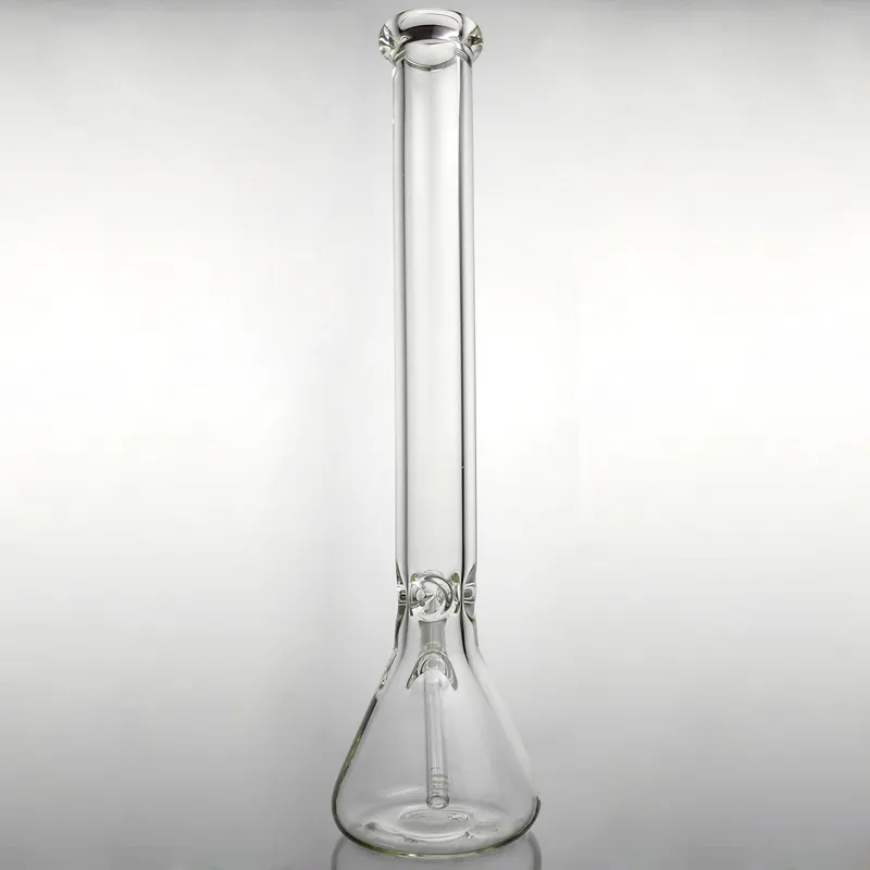 Aoheuo Pipe à eau en verre en forme de cœur avec filtre double couche pour fumer - Bongs épais (B