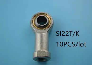 10pcs / lote SI22T / K haste PHSA22 22 milímetros termina haste de suporte plana da extremidade do rolamento comum