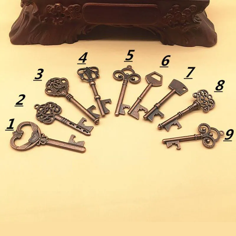 Vintage Style Key Shape Bottle Opener Party Favors Festive Party Supplies Wedding Gifts for Guests Souvenirs ZA6244